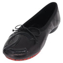 CHANEL COCO Mark Cambon Line Pumps Leather 35 Black CC Auth am13223SAM-2