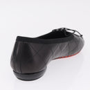 CHANEL COCO Mark Cambon Line Pumps Leather 35 Black CC Auth am13223SAM-21