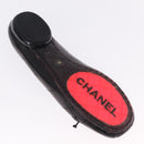 CHANEL COCO Mark Cambon Line Pumps Leather 35 Black CC Auth am13223SAM-25