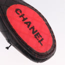 CHANEL COCO Mark Cambon Line Pumps Leather 35 Black CC Auth am13223SAM-26