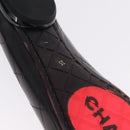 CHANEL COCO Mark Cambon Line Pumps Leather 35 Black CC Auth am13223SAM-27