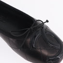 CHANEL COCO Mark Cambon Line Pumps Leather 35 Black CC Auth am13223SAM-31
