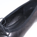 CHANEL COCO Mark Cambon Line Pumps Leather 35 Black CC Auth am13223SAM-34