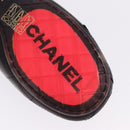 CHANEL COCO Mark Cambon Line Pumps Leather 35 Black CC Auth am13223SAM-8
