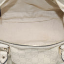 GUCCI GG Canvas Guccissima Hand Bag Leather 2way Ivory Gold 247902 Auth am13226V-19