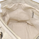 GUCCI GG Canvas Guccissima Hand Bag Leather 2way Ivory Gold 247902 Auth am13226V-21