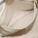 GUCCI GG Canvas Guccissima Hand Bag Leather 2way Ivory Gold 247902 Auth am13226V-23