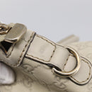 GUCCI GG Canvas Guccissima Hand Bag Leather 2way Ivory Gold 247902 Auth am13226V-25