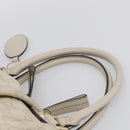 GUCCI GG Canvas Guccissima Hand Bag Leather 2way Ivory Gold 247902 Auth am13226V-9