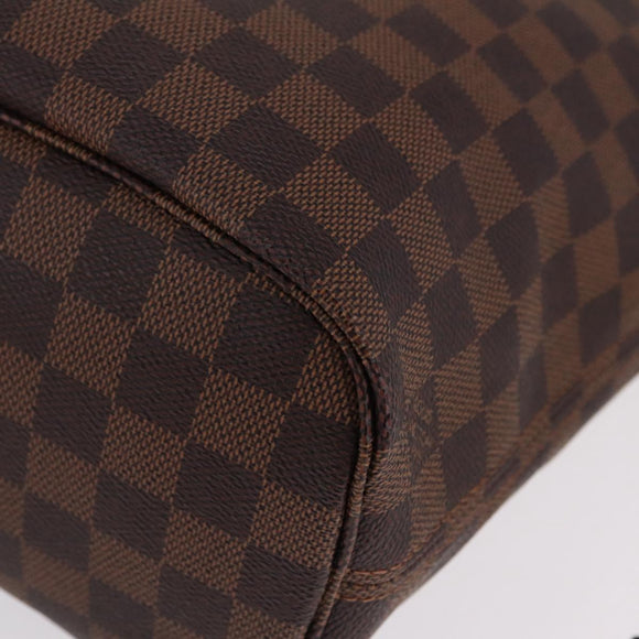 LOUIS VUITTON Damier Ebene Neverfull PM Tote Bag N51109 LV Auth am13228SAV