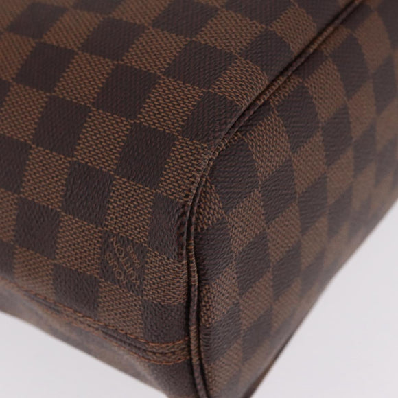 LOUIS VUITTON Damier Ebene Neverfull PM Tote Bag N51109 LV Auth am13228SAV