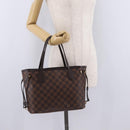 LOUIS VUITTON Damier Ebene Neverfull PM Tote Bag N51109 LV Auth am13228SAV-32