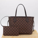 LOUIS VUITTON Damier Ebene Neverfull PM Tote Bag N51109 LV Auth am13228SAV-33