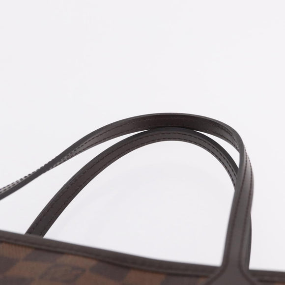 LOUIS VUITTON Damier Ebene Neverfull PM Tote Bag N51109 LV Auth am13228SAV