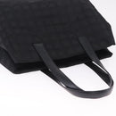 CHANEL New Travel Line MM Tote Bag Nylon Black Gold CC Auth am13230V-6