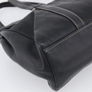 PRADA Shoulder Bag Leather Black Silver Auth am13232V-13