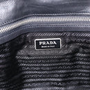 PRADA Shoulder Bag Leather Black Silver Auth am13232V-17