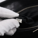 PRADA Shoulder Bag Leather Black Silver Auth am13232V-23