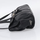 PRADA Shoulder Bag Leather Black Silver Auth am13232V-4