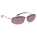 CELINE Logo Pattern Sunglasses metal Col. 579 Purple Gray Auth am13234V-1