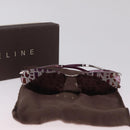 CELINE Logo Pattern Sunglasses metal Col. 579 Purple Gray Auth am13234V-15