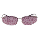 CELINE Logo Pattern Sunglasses metal Col. 579 Purple Gray Auth am13234V-2