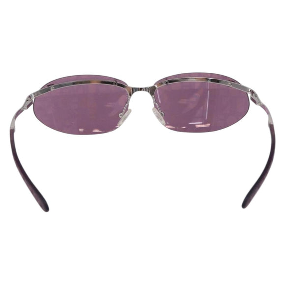 CELINE Logo Pattern Sunglasses metal Col. 579 Purple Gray Auth am13234V