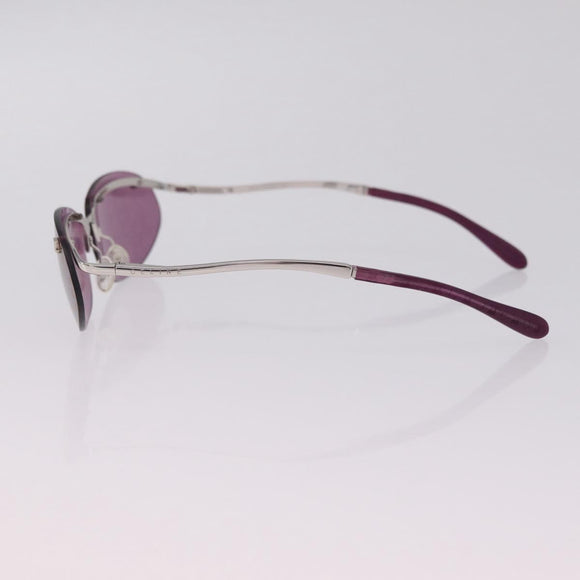 CELINE Logo Pattern Sunglasses metal Col. 579 Purple Gray Auth am13234V