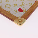 LOUIS VUITTON Monogram Cherry Blossom Pochette Cree Purse Red LV Auth am13239M-12