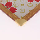 LOUIS VUITTON Monogram Cherry Blossom Pochette Cree Purse Red LV Auth am13239M-13