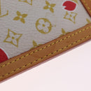 LOUIS VUITTON Monogram Cherry Blossom Pochette Cree Purse Red LV Auth am13239M-15