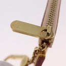 LOUIS VUITTON Monogram Cherry Blossom Pochette Cree Purse Red LV Auth am13239M-16