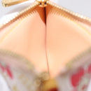 LOUIS VUITTON Monogram Cherry Blossom Pochette Cree Purse Red LV Auth am13239M-19