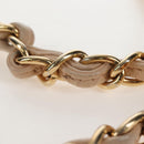 CHANEL Matelasse 30 Double Flap Chain Bag Caviar Skin Beige CC Auth am13251SM-9