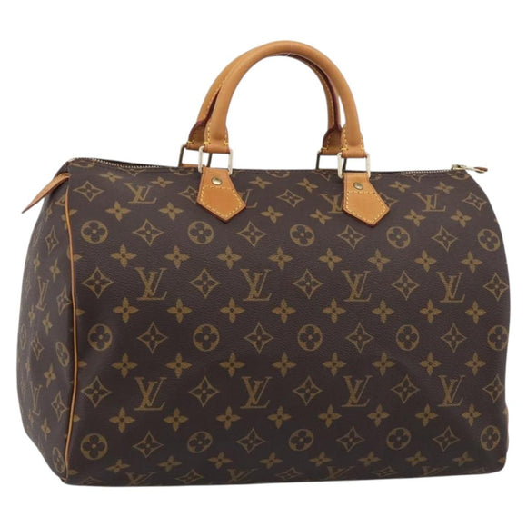 LOUIS VUITTON Monogram Speedy 35 Hand Bag M41524 LV Auth am13260A