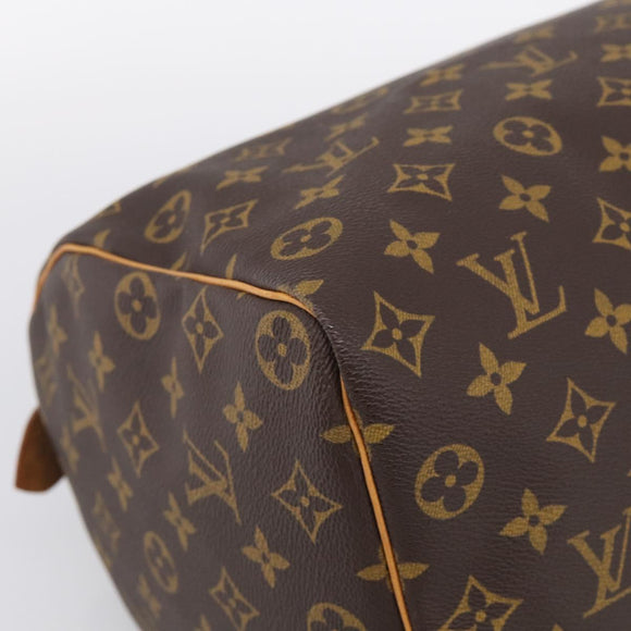 LOUIS VUITTON Monogram Speedy 35 Hand Bag M41524 LV Auth am13260A