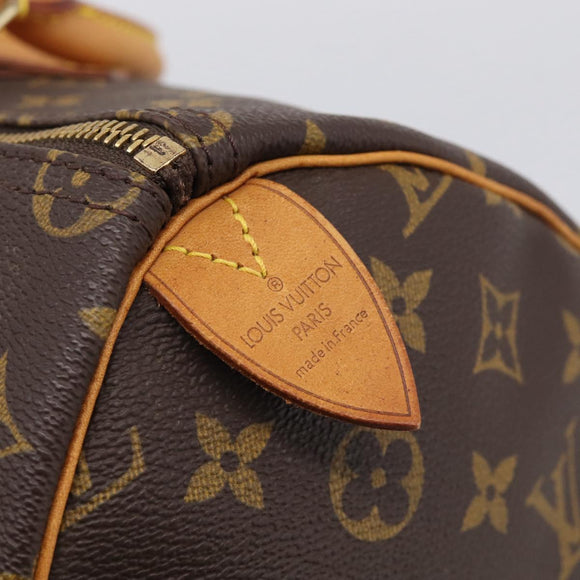 LOUIS VUITTON Monogram Speedy 35 Hand Bag M41524 LV Auth am13260A