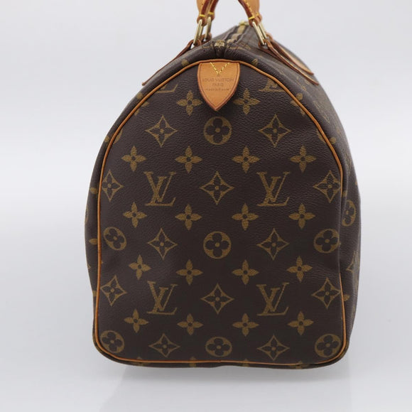 LOUIS VUITTON Monogram Speedy 35 Hand Bag M41524 LV Auth am13260A