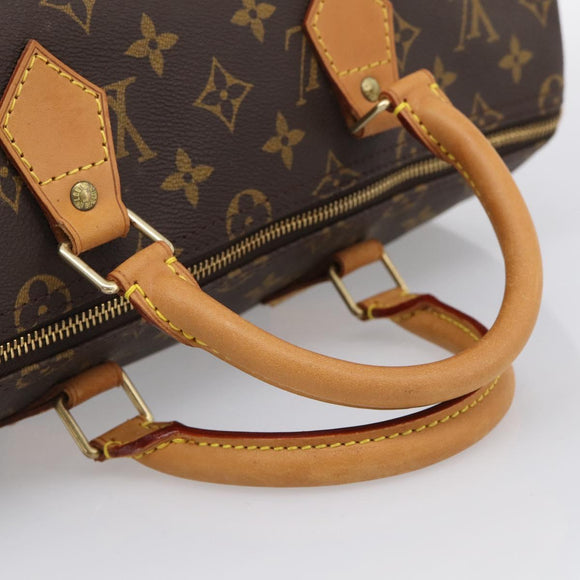 LOUIS VUITTON Monogram Speedy 35 Hand Bag M41524 LV Auth am13260A