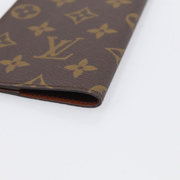 LOUIS VUITTON Monogram Day Planner Cover LV Auth am13261V
