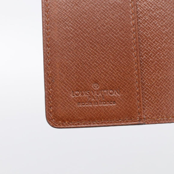 LOUIS VUITTON Monogram Day Planner Cover LV Auth am13261V