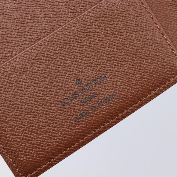 LOUIS VUITTON Monogram Couverture Passport Case M64502 LV Auth am13268V