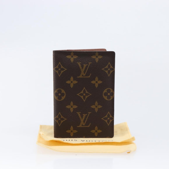 LOUIS VUITTON Monogram Couverture Passport Case M64502 LV Auth am13268V