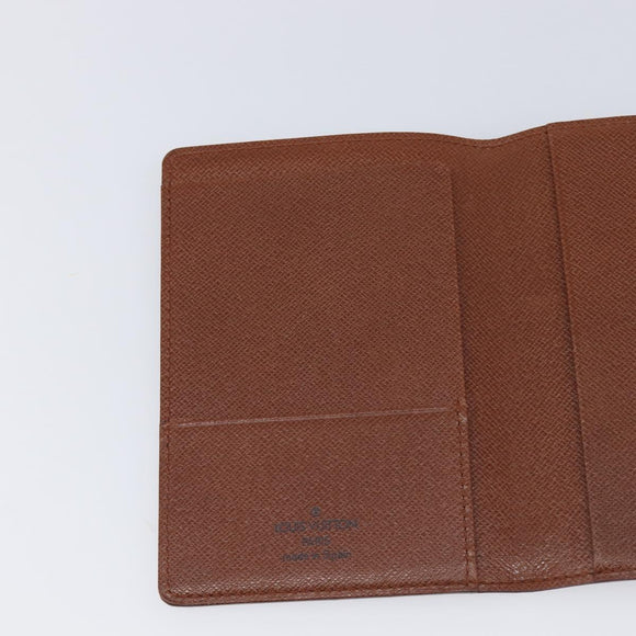 LOUIS VUITTON Monogram Couverture Passport Case M64502 LV Auth am13269A
