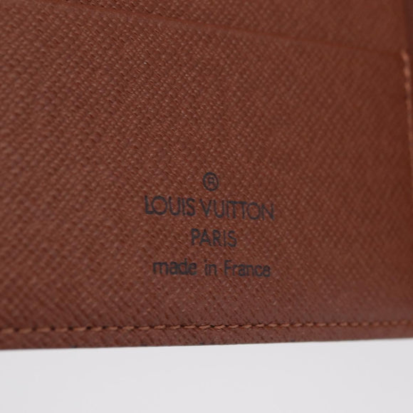 LOUIS VUITTON Monogram Couverture Passport Case M64502 LV Auth am13270V