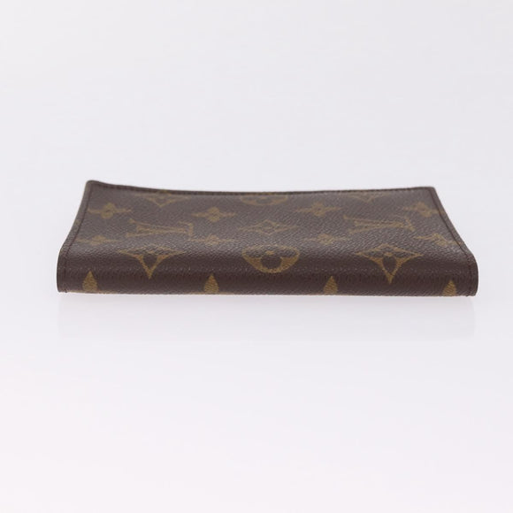 LOUIS VUITTON Monogram Couverture Passport Case M64502 LV Auth am13270V