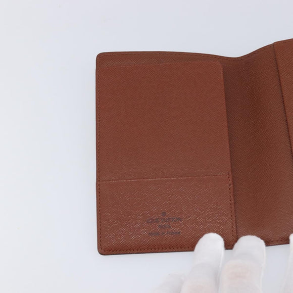 LOUIS VUITTON Monogram Couverture Passport Case M64502 LV Auth am13272V