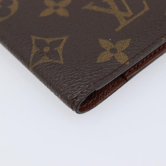 LOUIS VUITTON Monogram Couverture Passport Case M64502 LV Auth am13272V