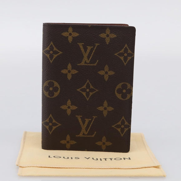 LOUIS VUITTON Monogram Couverture Passport Case M64502 LV Auth am13273M