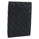 Bottega Veneta INTRECCIATO Passport Case Leather Black Auth am13276V-1